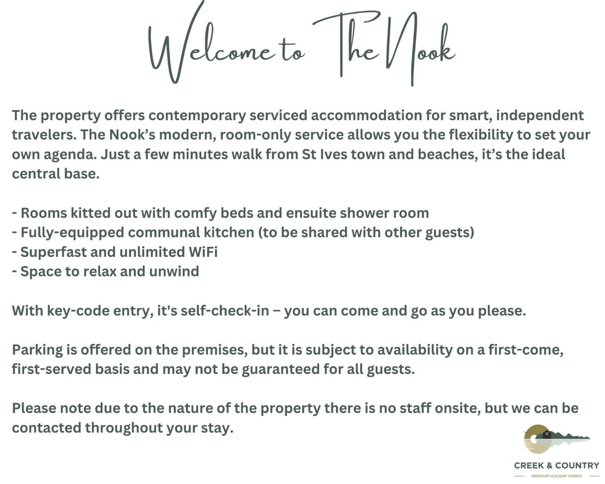 The Nook - Self Serviced Accommodation Сент-Айвс Экстерьер фото